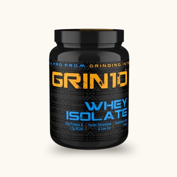 Grin10 Whey Isolate 26 g 7.2g BCCAA Protein Matrix certificate