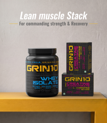 Grin10 premium workout supplement for muscle strength endurance and recovery support